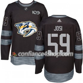 Adidas Maillot de Hockey Nashville Predators Roman Josi 59 1917-2017 100th Anniversary Noir Authentic - Homme